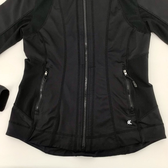 Kyodan | Full Zip Lined Athletic Jacket Black Size Small Petite - Picture 2 of 10